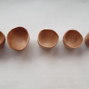 Cuenco oval madera abedul