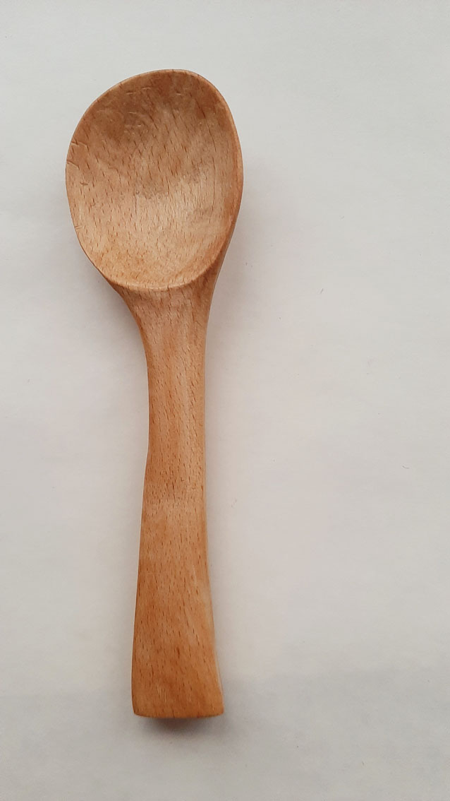 Cuchara madera silla haya - Imagen 2