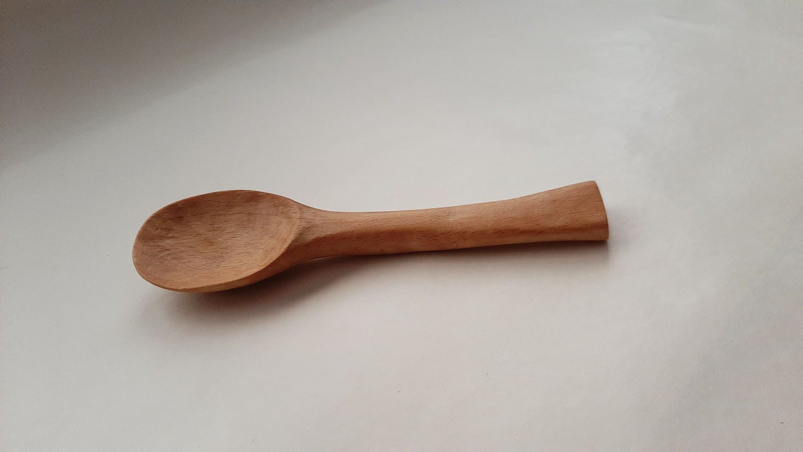 Cuchara madera silla haya - Imagen 3