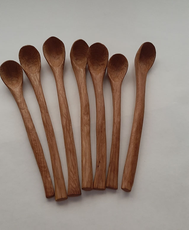 Cuchara cazo madera roble - Imagen 2