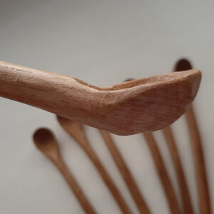 Cuchara cazo madera roble