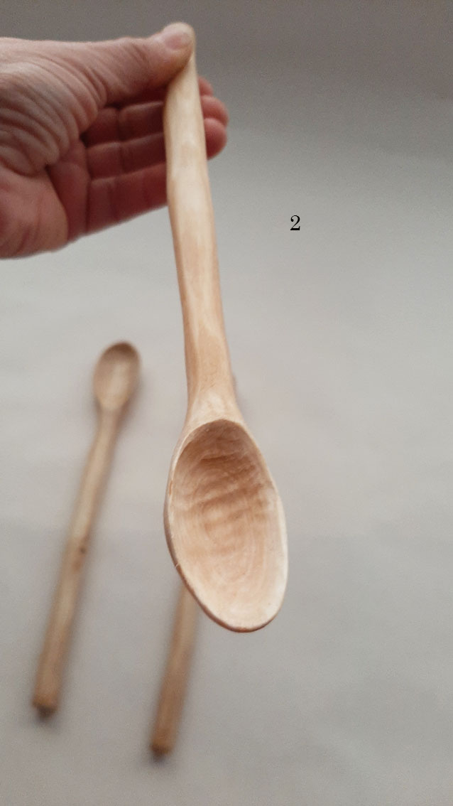 Cuchara olivo larga miel