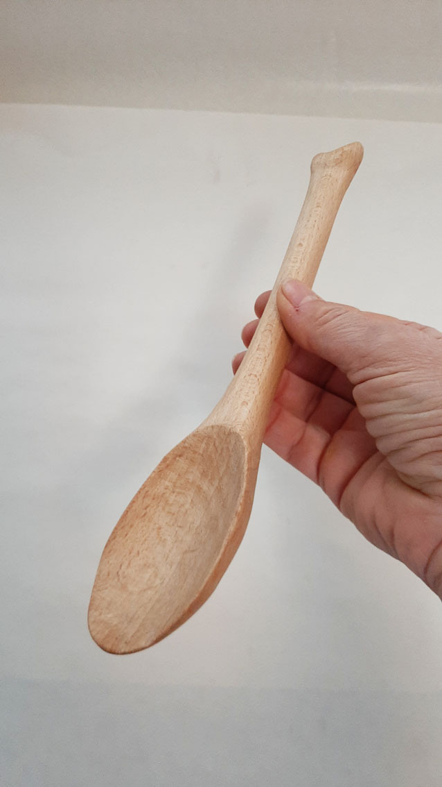 Cuchara madera haya silla - Imagen 4