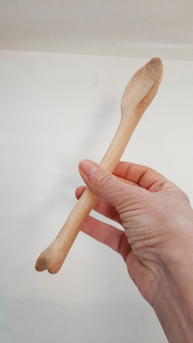 Cuchara madera haya silla - Imagen 5