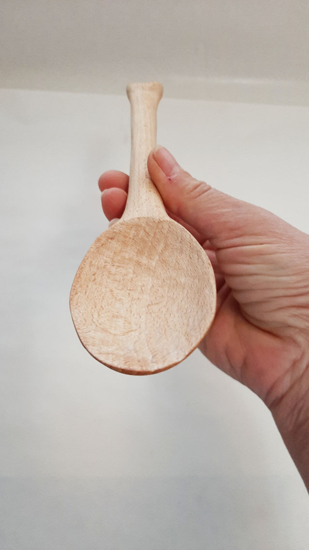 Cuchara madera haya silla - Imagen 6