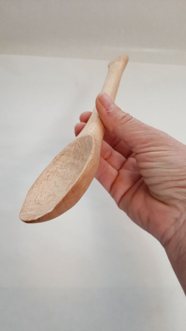 Cuchara madera haya silla