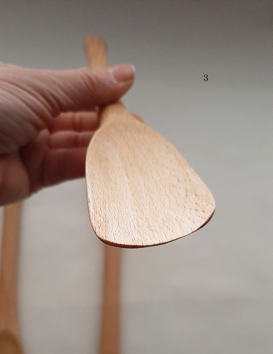 Cuchara espátula madera silla - Imagen 7