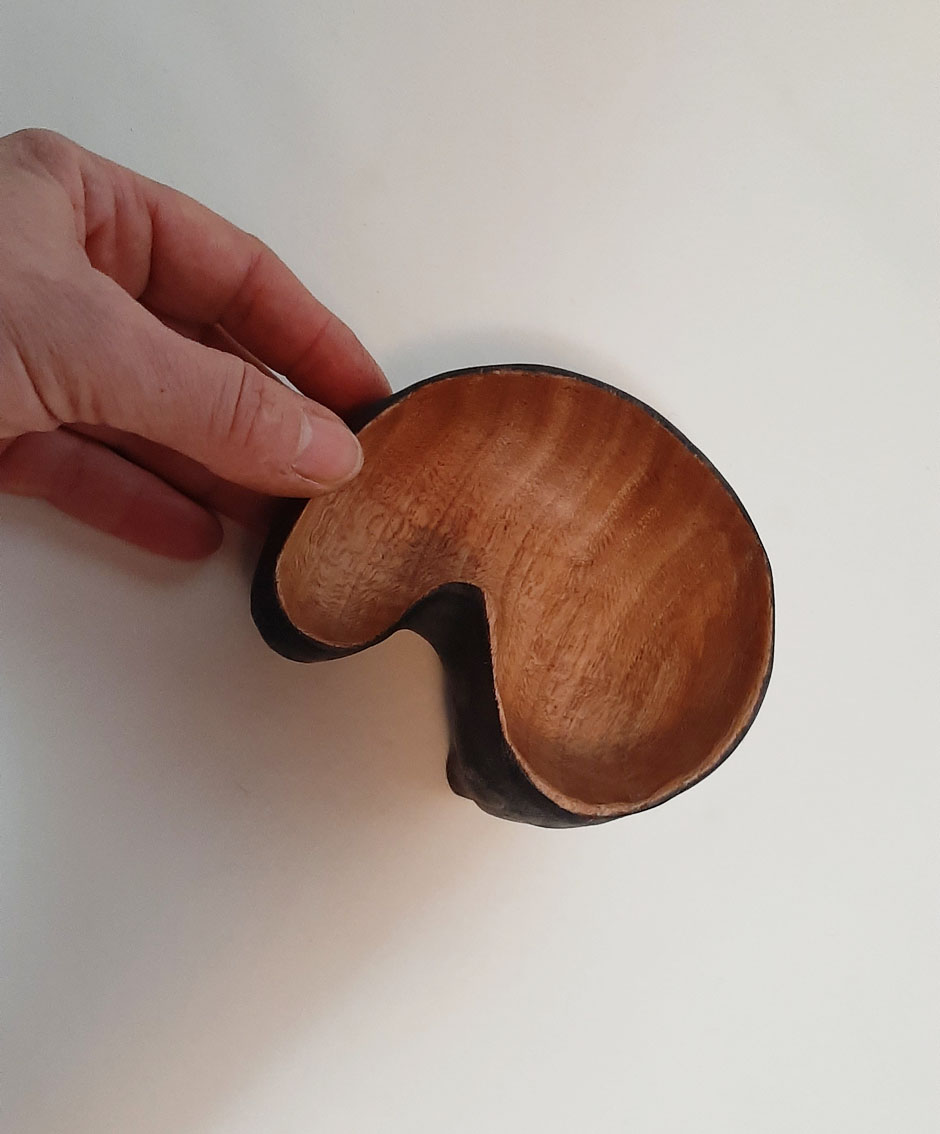 Cuenco madera cerezo chueco - Imagen 10