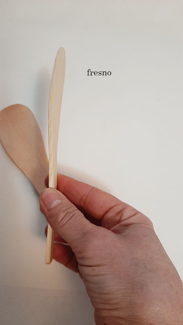 Espátula pequeña maderas variadas - Imagen 6