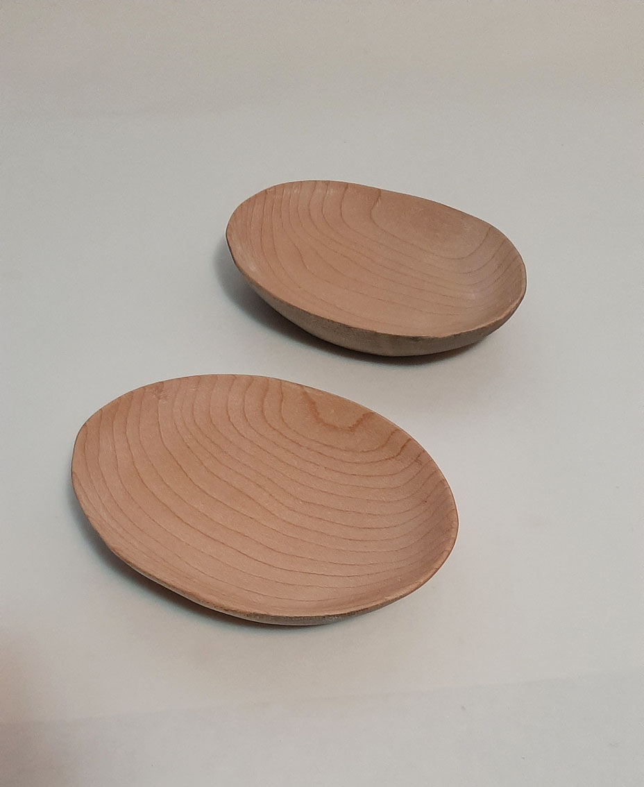 Platillo madera arce oval - Imagen 2