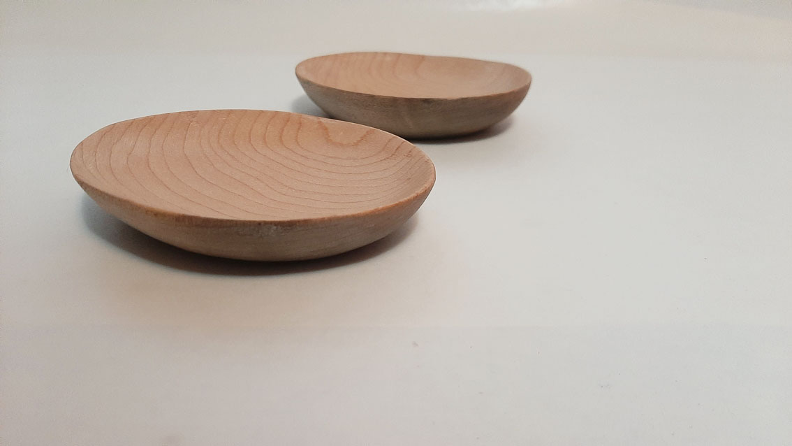 Platillo madera arce oval - Imagen 3