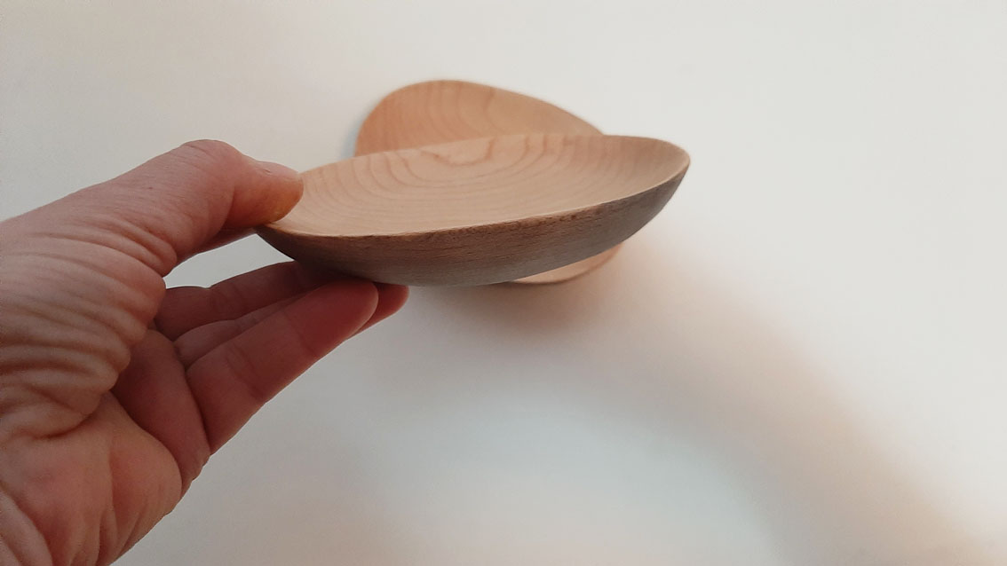 Platillo madera arce oval - Imagen 5