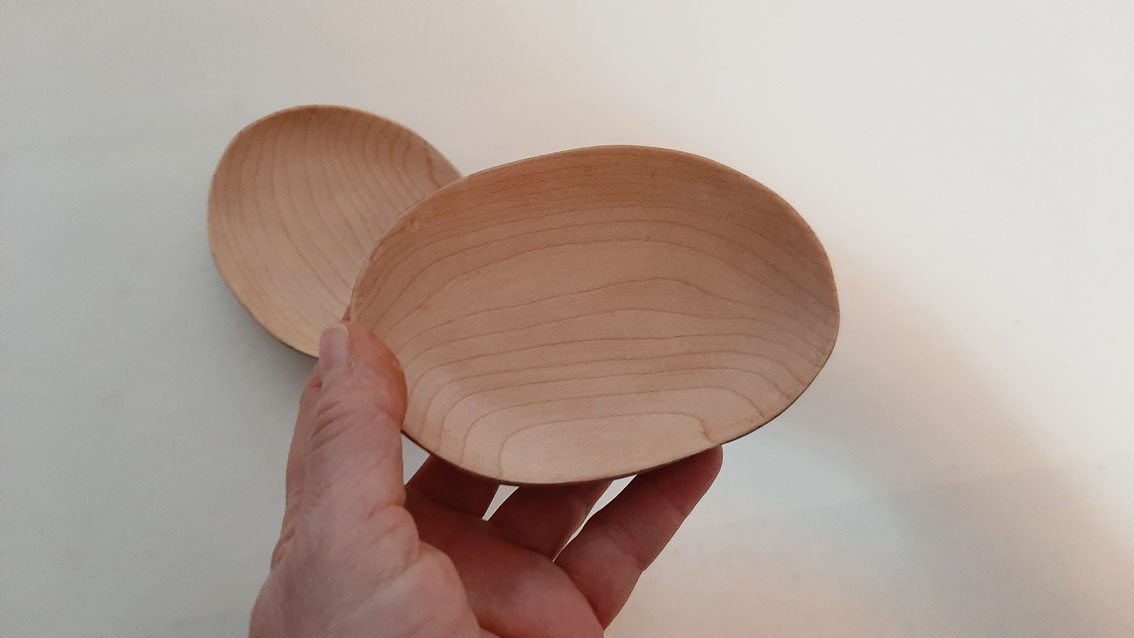 Platillo madera arce oval - Imagen 8