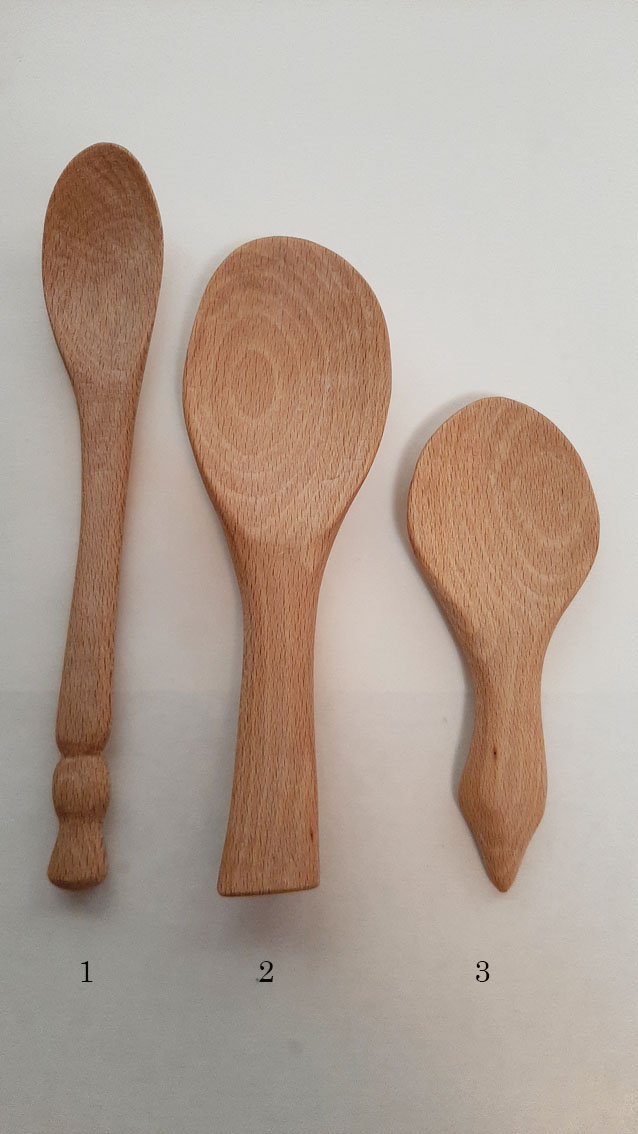 Cuchara madera haya diferente