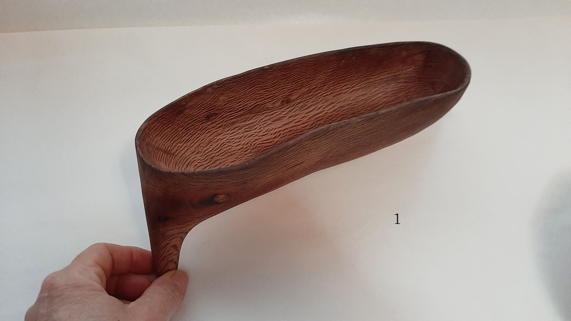 Cuenco trípode madera encina - Imagen 9