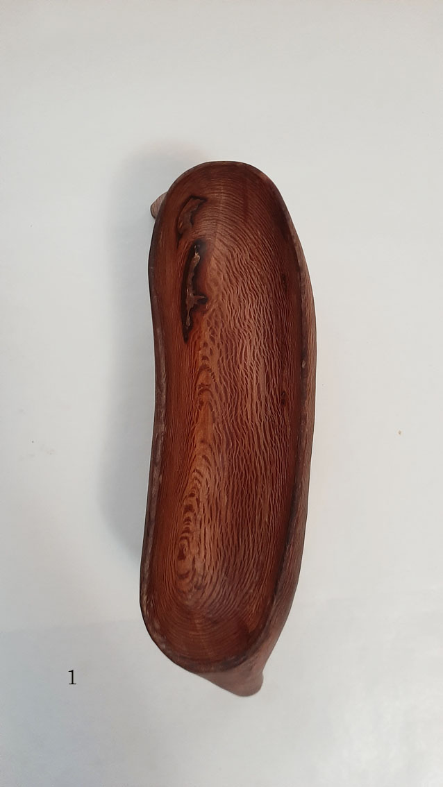 Cuenco trípode madera encina - Imagen 6