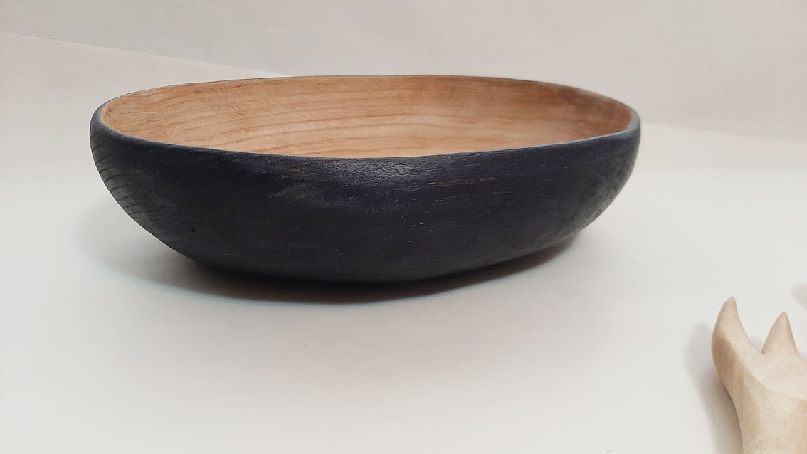 Cuenco madera nogal bicolor - Imagen 10