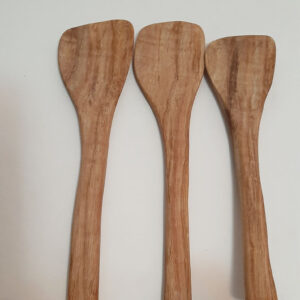 Espátula madera cerezo ancha