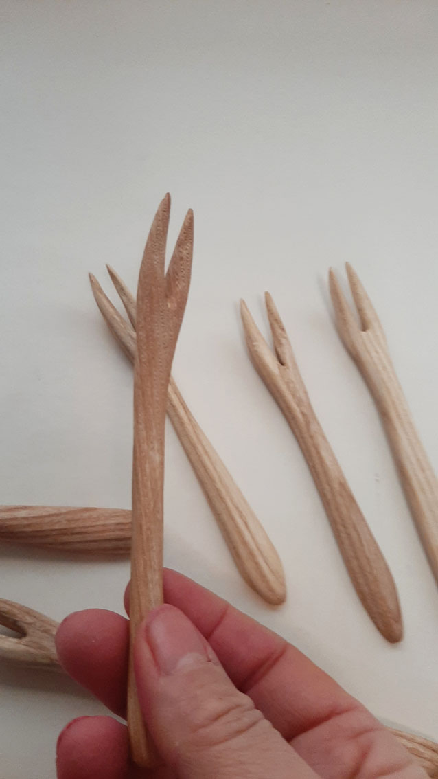 Pincho madera pequeño delicias