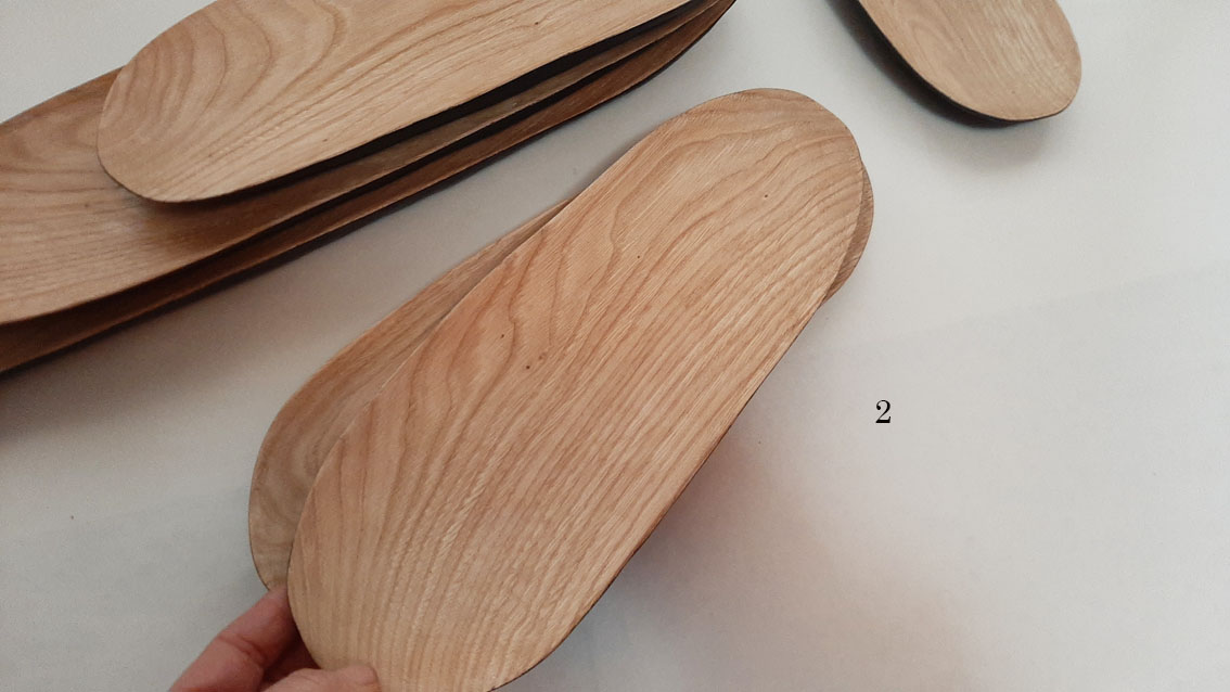 Plato madera castaño largo. Bicolor - Imagen 7