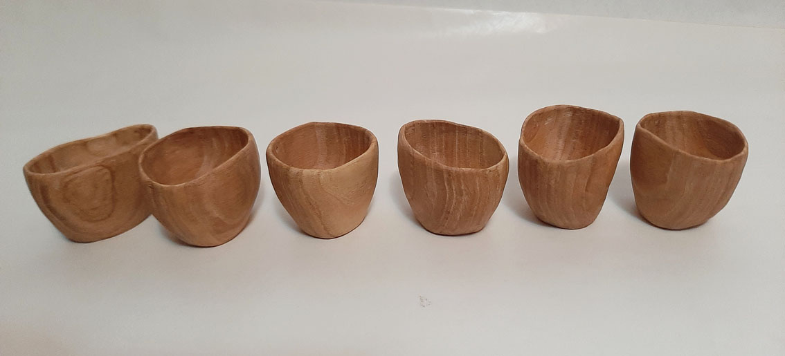 Vasito madera cerezo pequeño - Imagen 2