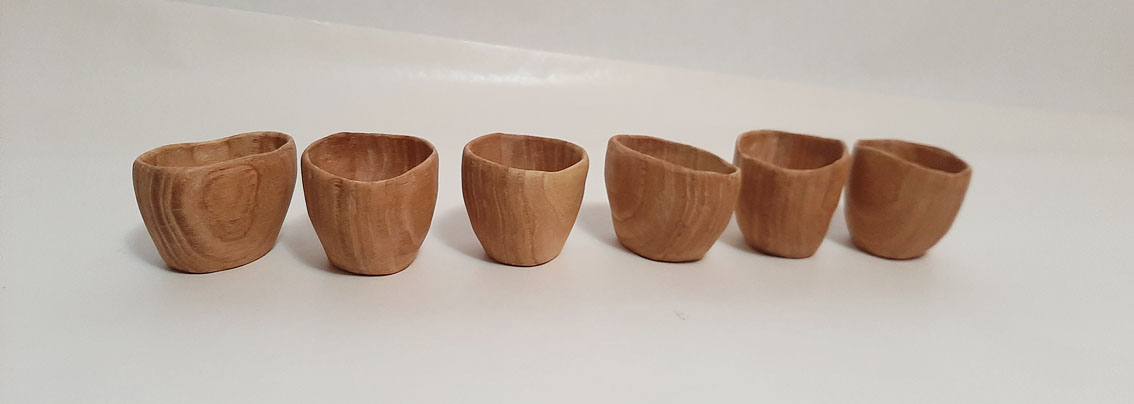 Vasito madera cerezo pequeño - Imagen 4