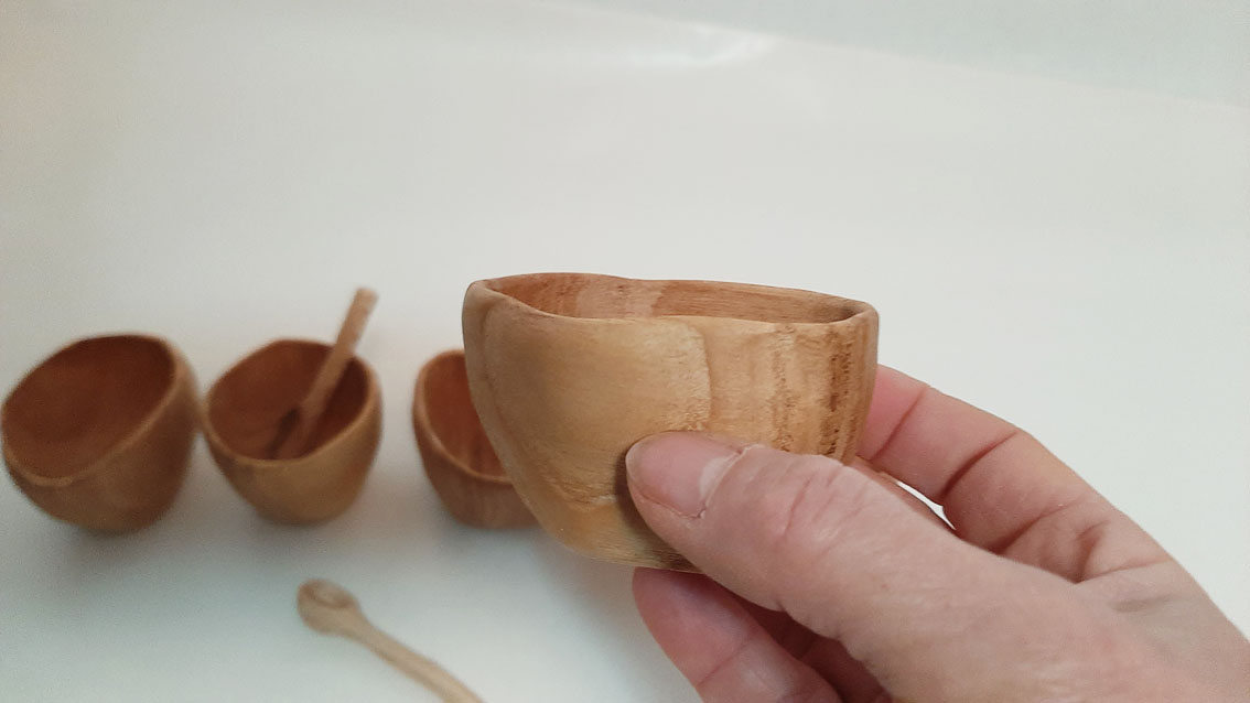 Vasito madera cerezo pequeño - Imagen 7