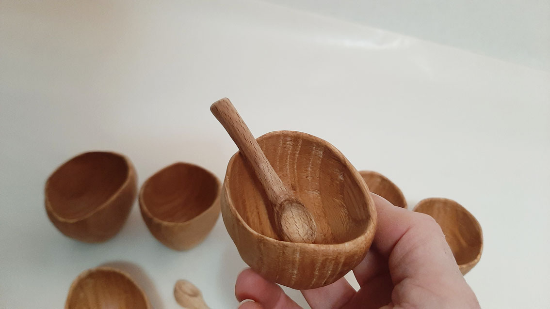 Vasito madera cerezo pequeño - Imagen 8